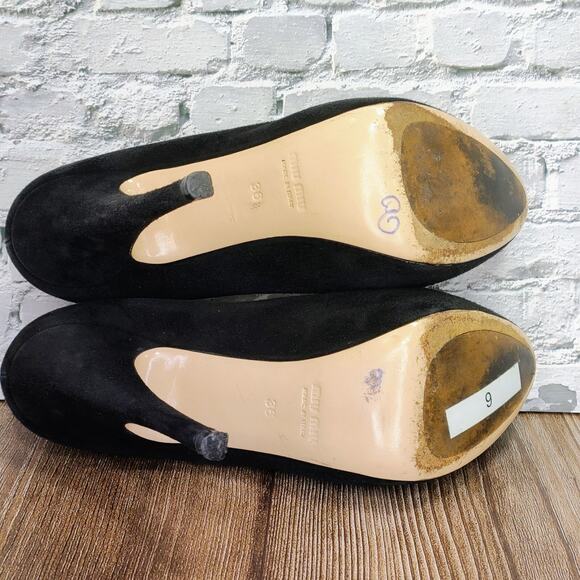 Miu Miu Black Velvet Suede Courts Pumps Heels EU 36 Bratz Jessica Rabbit Siren - Picture 8 of 10